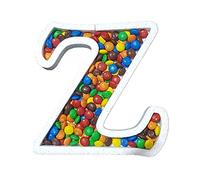 DecoPorex Lettre Z en polystyrène pour bonbons 20 cm de hauteur/2 cm de profondeur