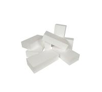 DecoPorex Lot de 8 blocs de mousse de polystyrène de 20 x 10 x 5 cm pour travaux manuels créatifs