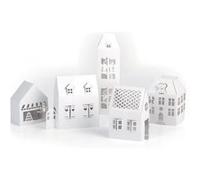 Décor 3D à fabriquer - Maisons en carton souple - 5 pcs G