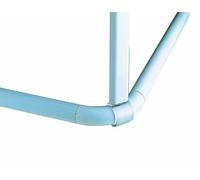 Decor Blanc Support au Plafond Fixation 60cm. Aluminium