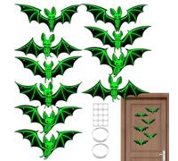 Décor Chauve-Souris Stickers Effrayants Brillant Dans La Nuit