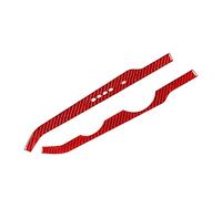 Décor Console Centrale Garniture De Cache Latéral Panneau Levier Vitesses Console Centrale Pour Ford Pour Explorer 2011-2014 Conduite À Gauche(Red)