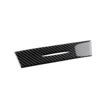 Décor Console Centrale Pour Benz Pour SLK R171 2004-2010 Panneau Inférieur Rangement Climatisation Voiture Véritable Autocollant Garniture Fibre Carbone Souple(Black LHD RHD B)