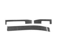 Décor Console Centrale Pour BMW Pour E46 1998-2005 Bande De Garniture Panneau Central D'instrument Fibre Carbone Autocollants Décoratifs Intérieurs Voiture(4 Black RHD)