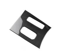 Décor Console Centrale Pour Chrysler 300 Pour 300C 2011-2014 Panneau Commande Central Voiture Autocollant Fibre Carbone Souple Véritable LHD RHD(Type B Black)