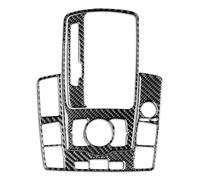 Décor Console Centrale pour pour Q7 2007-2015 Panneau Commande engrenage Fiber Carbone Revêtement Habillage Autocollant Intérieur Voiture Garniture Panneau Console(LHD1)