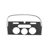 Décor Console Centrale Pour Seat Pour Altea 2004-2008 Autocollant En Fibre De Carbone Souple Panneau Sortie D'air Central Voiture LHD(Type A Black)