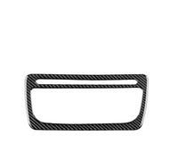 Décor Console Centrale Pour Seat Pour Ibiza 2009-2014 Véritable Autocollant Fibre Carbone Souple Garniture Panneau Cadre CD Console Centrale Voiture LHD RHD(Type A Black Carbon)