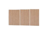 Décor Console Centrale Pour Tesla Pour Model 3 Pour Highland 2024 Autocollant Panneau Console Centrale Film Fibre Carbone Revêtement Commande Intérieur Voiture(Vertical wood grain)