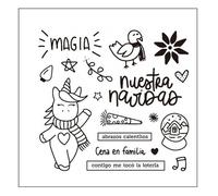 Décor D'Album 9 Modèles En Option Tampons Transparents En Silicone, Cartes Tampons Avec Sentiments Pour Enfants Ou Vacances