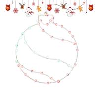 Décor de boule de noël à LED-lumière de fenêtre de 27x30 Cm, ornement suspendu de vacances, lampe à piles, décoration extérieure intérieure festive | Éclairage à lueur chaude pour la maison, le salon,