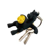 Décor de bureau de cheval - Figurine de collection imprimée en 3D, ornement mignon tenant un lingot d’or | Nouvel An, fête du printemps, décoration de fête d'anniversaire ou de vacances, maison, burea