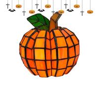 Décor de Citrouilles | Décoratives LED Halloween pour Citrouilles Lumineuses,Figurine Lumineuse sur Piles pour Intérieur Extérieur Automne Table Salle de Bain Chambre