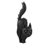 Décor de de sorcière d'Halloween, décoration de bureau fantôme d'Halloween, Figurines en résine d'horreur fantôme de citrouille de chat noir de sorcière effrayante, Centre de table décoratif d'