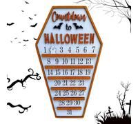 Décor de Décompte d'Halloween Bloc Mobile DIY 31 Jours Chauve-Souris