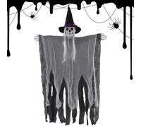 Décor De Fantôme D'Halloween Pour Extérieur Crânes Fantômes Volants,