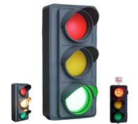 Décor de feu de signalisation de Signal Social rétro, Panneau d'éclairage d'applique Murale de Bureau à Changement de Couleur réglable, pour Bureau à Domicile, Chambre ou Espace partagé