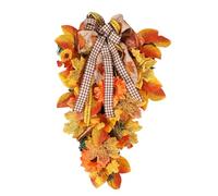Décor De Feuilles D'érable Suspendues À La Porte - Swag D'érable À Suspendre Artificiel,Pendentif De Guirlande Simulation De Décoration d'automne De Feuille Suspendue De Porte pour Le Déco