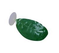 Décor de hamac de feuille d'aquarium-ventouse simulée, de poisson confortable, conception Durable de feuille de repos, accessoire de décoration de réservoir | Solution de relaxation pour aquari