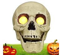 Décor De Jardin Des Mains Squelettes - Lumières De Pelouse D'Halloween, Affichage De Pieu Solaire | Armoiries Squelettes Étanches Avec Éclairage LED, Ornement Extérieur Effrayant Pour La Cour, L'allée