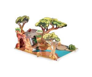 Décor de la Savane en 3D Papo - Un Univers Sauvage à Explorer