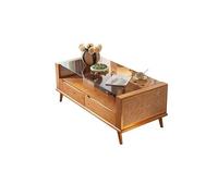 Décor De Maison Petite Table Basse en rotin for Salon, Style Calme, Loisirs, Meubles de Maison en Bois, Table Basse Tables Basses pour Le Salon