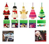 DECOR DE NOEL Kit de décoration de Noël à faire soi-même, kit de boutons faits à la main, faites vos propres décorations de