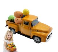 DÉCOR DE Pâques de camion, camion de Pâques,Modèle de jouets de véhicule avec œufs | Happy Spring Small Truck Decorations, Paster Farmhouse Metal Model pour la décoration de vacances