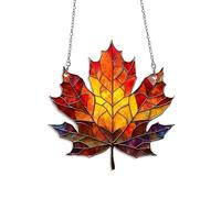 Décor de Pendentif en Acrylique - 2D Automne pour l'échappeur au Soleil pour Thanksgiving et Automne, Charme décoratif pour Amis, voisins, Noël, Pendaison de Maison, Anniversaire, 5,91x5,91 Pouces