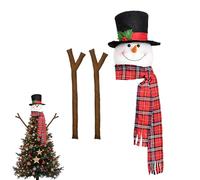 Décor De Pointe De L'arbre De Neige-arbre | Jolie Ornements De Vacances D'hiver | Astuce D'arbre Pour Les Accessoires De Fête De Noël Adaptés Comme Une Pièce Du Milieu Du Festival Pour La Maison Et La