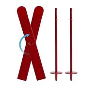 Décor De Ski Noël| Mini pour L'artisanat | Ornement en Traîneau du Père | Décn Vacances, Décoration Festive, Accessoires De Noël, Accessoires, Skis en Plastique, Ski Décoratif,