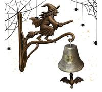 Décor De Sorcière Gothique - Ornement De Sonnette D'Halloween Suspendue, Accent De Cloche Hanté Effrayant, Décoration Effrayante Pour La Configuration Saisonnière | Jardin De Chambre À Coucher D'entré
