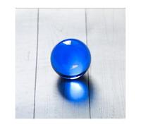 Décor de sphère de verre de boule lisse en cristal K9 multicolore de 60mm(Blue)