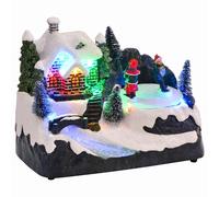 Décor de table de Noël Multicolore 16 x 11,5 x 13 cm Plastique vidaXL