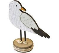 Tendances Fêtes - DÉCOR DE TABLE MOUETTE BOIS 12CM BLANC