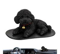 Décor de Tableau de Bord avec Tapis Antidérapant et Mignon Chien en | Statue d'Animal Drôle pour Tableau de Bord Pour Console Centrale Voiture, Maison, Bureau, Dortoir,