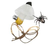 Décor de Terrarium pour Araignées Sauteuses Ornement Champignon Magnétique