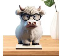 Décor de vache des Highlands écossais | Figurines de bétail de bande