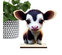 Décor de vache écossaise des Highlands, pièce maîtresse de table de vache