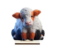 Décor de vache écossaise des Highlands, pièce maîtresse de table de vache
