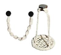 Décor d'enceinte d'araignée sauteuse - Cachette pour animaux de compagnie, hamacs faits à la main en corde de coton, balançoire naturelle 2 pièces | Camping Voyage en plein air Transport Sortie quotid