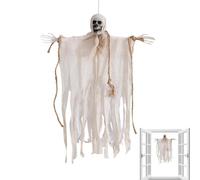 Décor d'halloween Effrayant - Ornement Flottant Effayant Et Effrayant, | Décorations De Squelette Effrayantes, Décoration Fantôme Suspendue Étrange, Affichage De Maison Hantée Légère Pour Maison Han