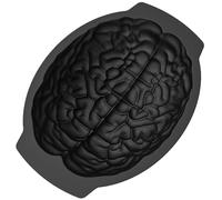 Décor d'Halloween, moules d'Halloween, moules de silicone en forme de cerveau réalistes, boulangerie flexible à libération cérébrale facile Moule silicone antiadhésif pour gâteau, chocolat, savon