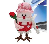Décor d'oiseaux lumineux pour la Saint-Valentin, figurines d'oiseaux lumineux, Décorations de table d’oiseaux colorés, Décoration d'oiseau lumineux drôle, fourniture de fêtes de saint-valentin pour la