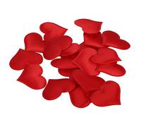 Décor en forme de coeur, 500pcs/pack pétales en forme de coeur confettis éponge disperser des décorations de fête de mariage Saint-Valentin(rouge)