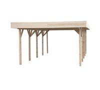 Décor et Jardin Carport Bois Coquelicot - 41940S000