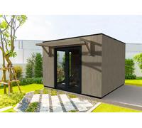 Décor et Jardin Studio de jardin modulable en bois de sapin brut Como 13 m² - 40964S900