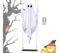 Décor Extérieur Fantôme avec Ornement Télécommandé Lumineux Balançant