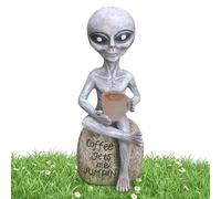 Décor Extraterrestre Solaire - Décor Résine Fantaisie Extérieur | Figurine Science-Fiction Solaire Extérieure pour Jardin Décoration Maison Hantée Halloween