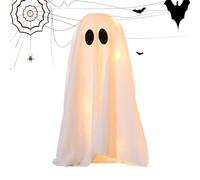 Décor Fantôme Halloween - Fantôme Lumineux Halloween - Figure Effrayante pour Pièce Maîtresse Accessoires Photo Intérieur Chambre Décoration Hantée et Mariage Gothique